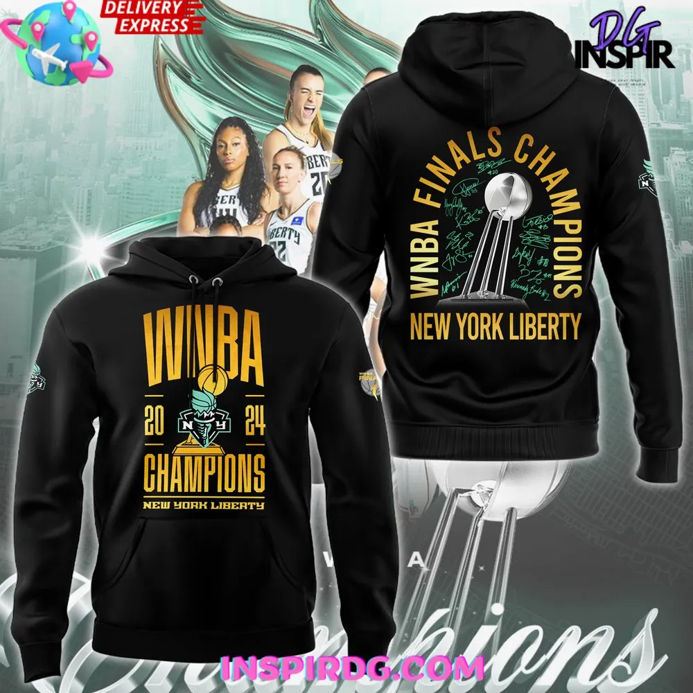 -New York Liberty WNBA Finals Champions 2024 Hoodie