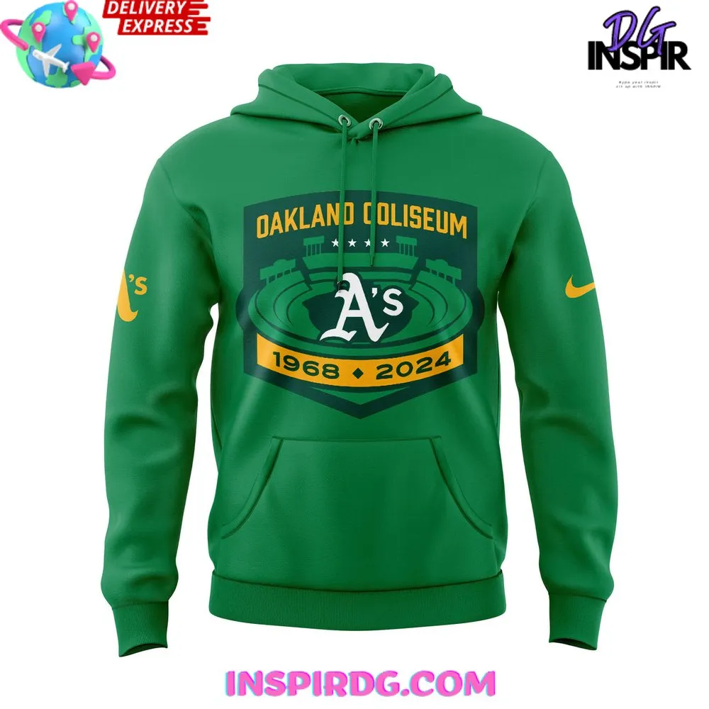 -Oakland Athletics Thank You For The Memories 2024 Hoodie