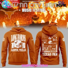 -Texas Longhorns x Austin City Limits Music 2024 Hoodie