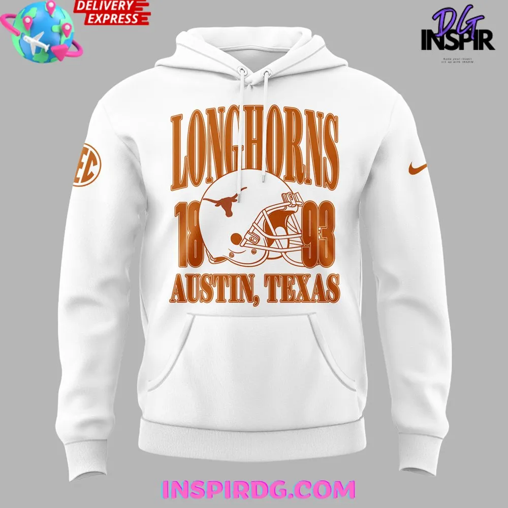 -Texas Longhorns x Austin City Limits Music 2024 White Hoodie