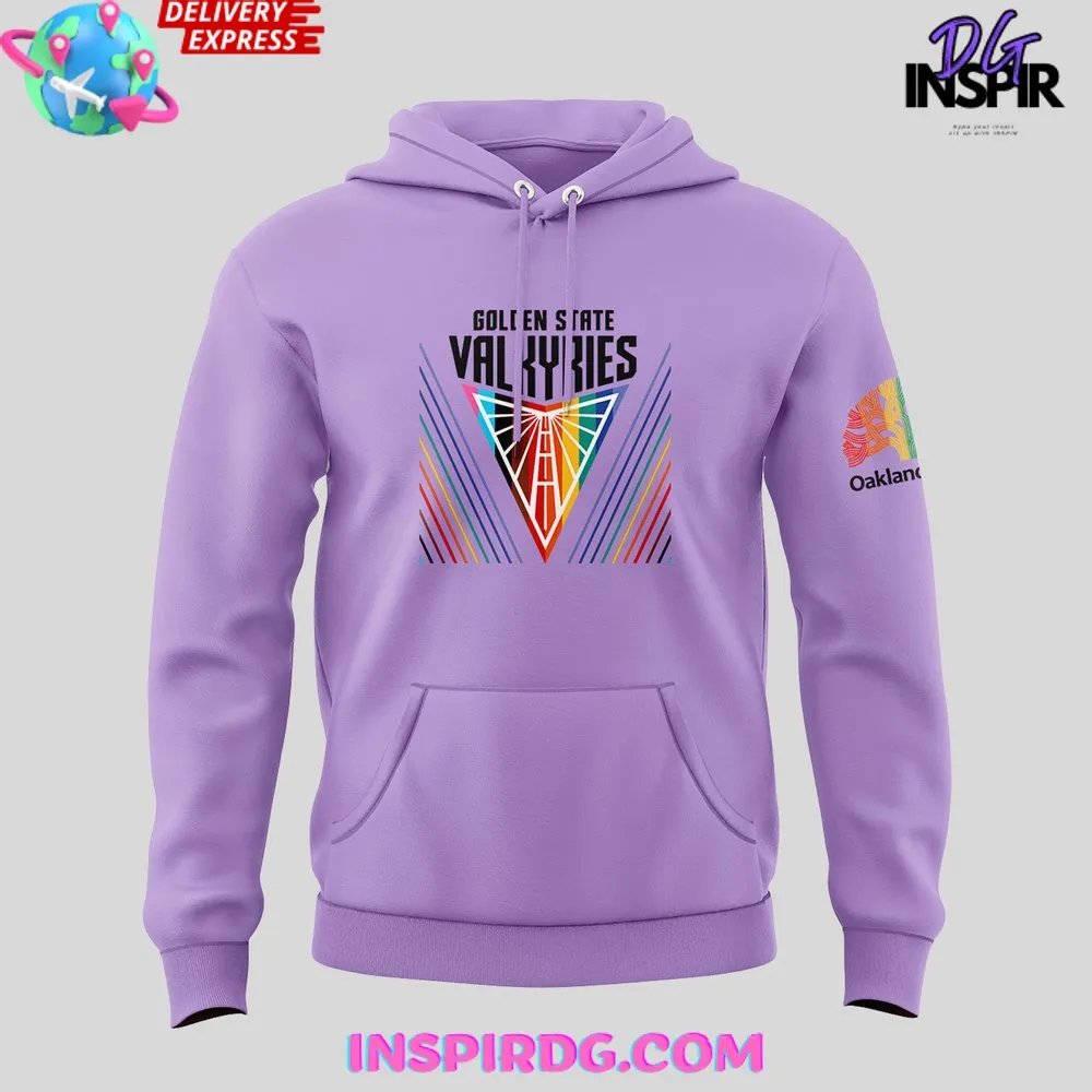 -WNBA Golden State Valkyries Oakland Pride Purple Hoodie