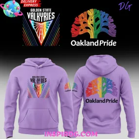 -WNBA Golden State Valkyries Oakland Pride Purple Hoodie