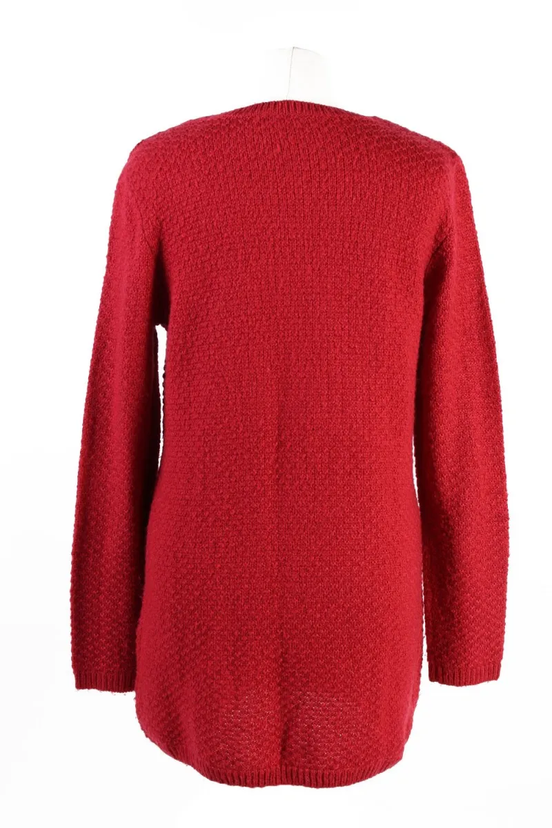 90s Retro Pullover Jumper Red L - Pepper Tree London