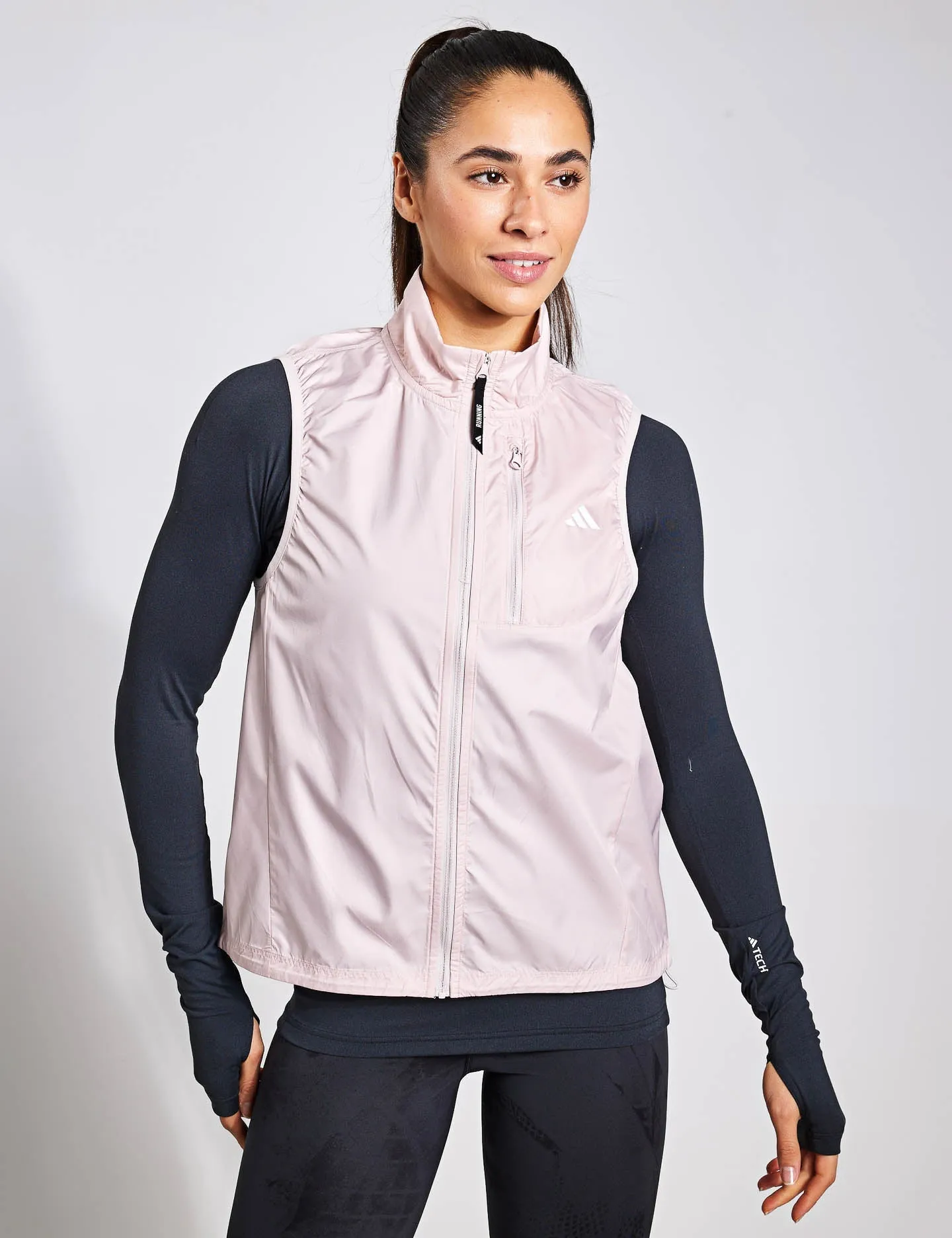 adidas Own the Run Vest - Putty Mauve