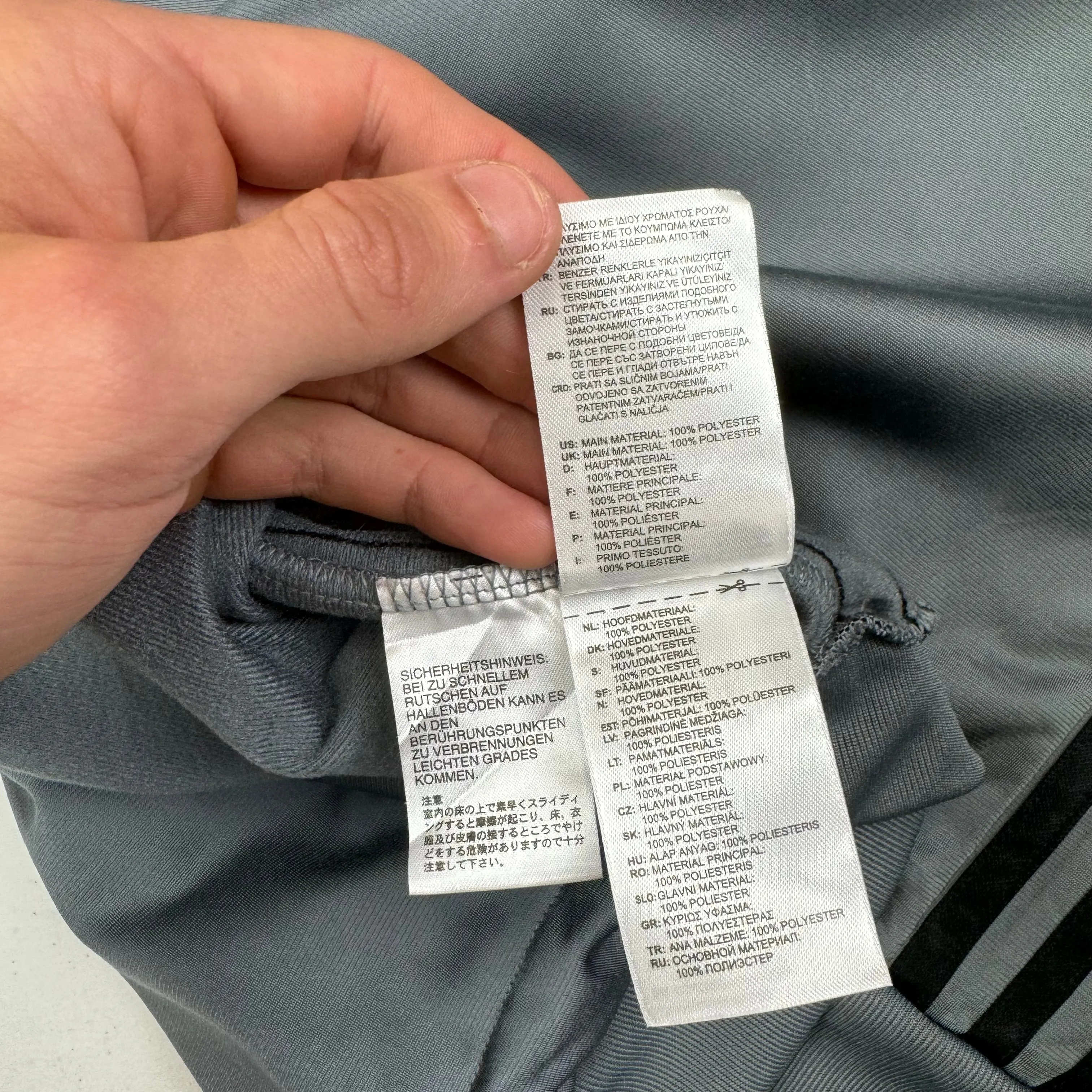 Adidas Zip-Up Jacket Grey