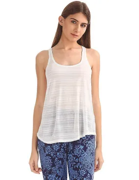 Aeropostale Burnout Stripe Active Tank Top