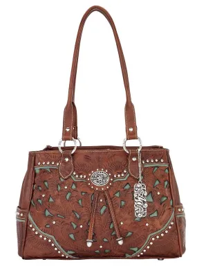 American West Lady Lace Multi-Compartment Tote