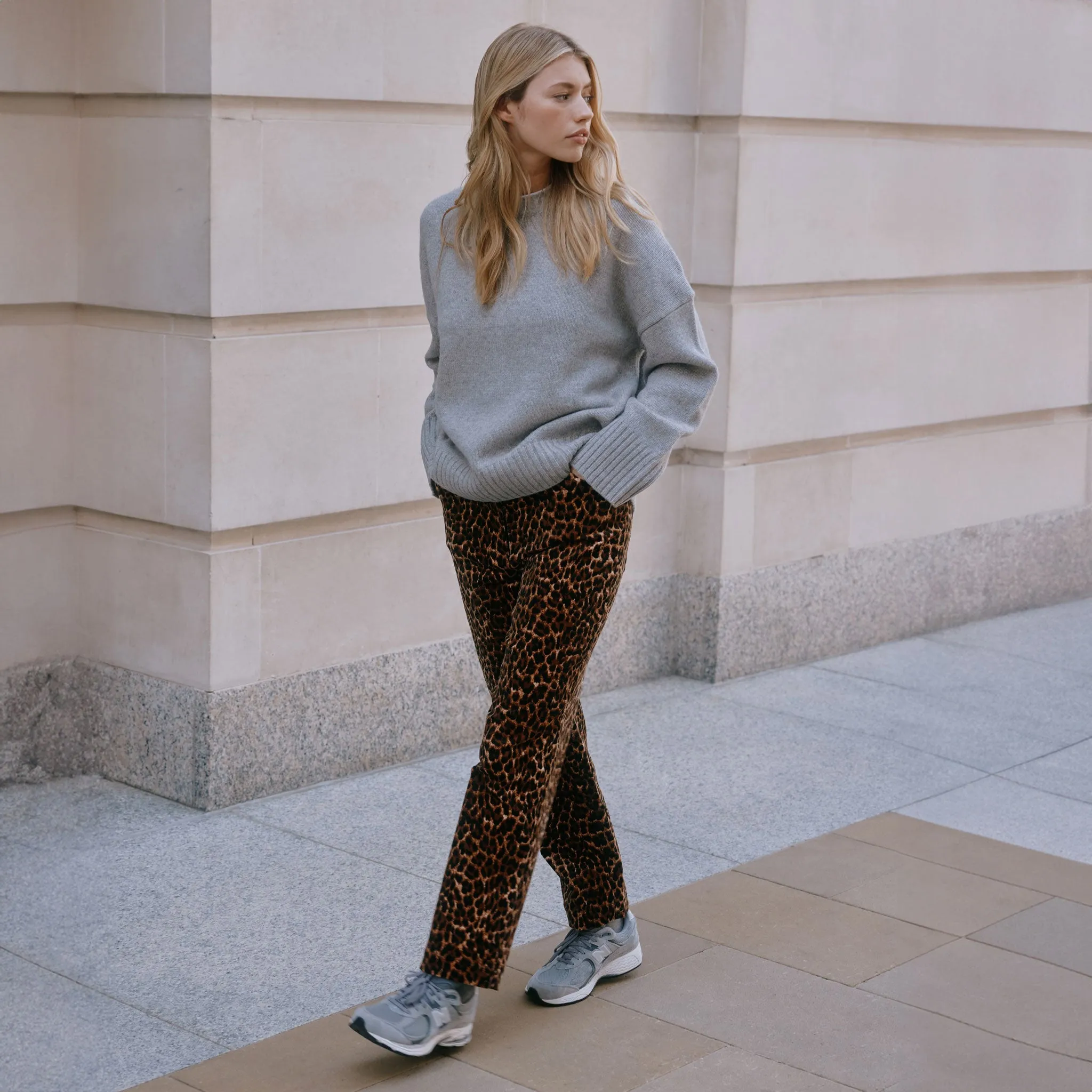 Animal Cord Trousers