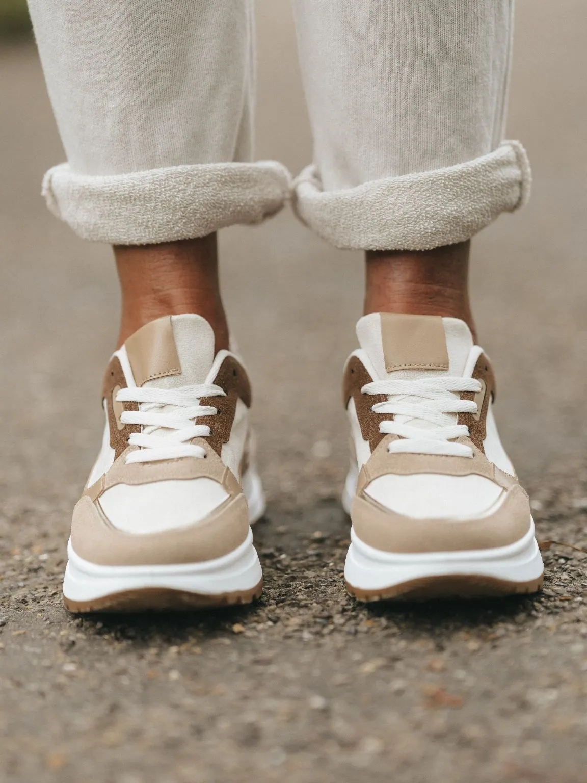 Animal Print Detail Trainers