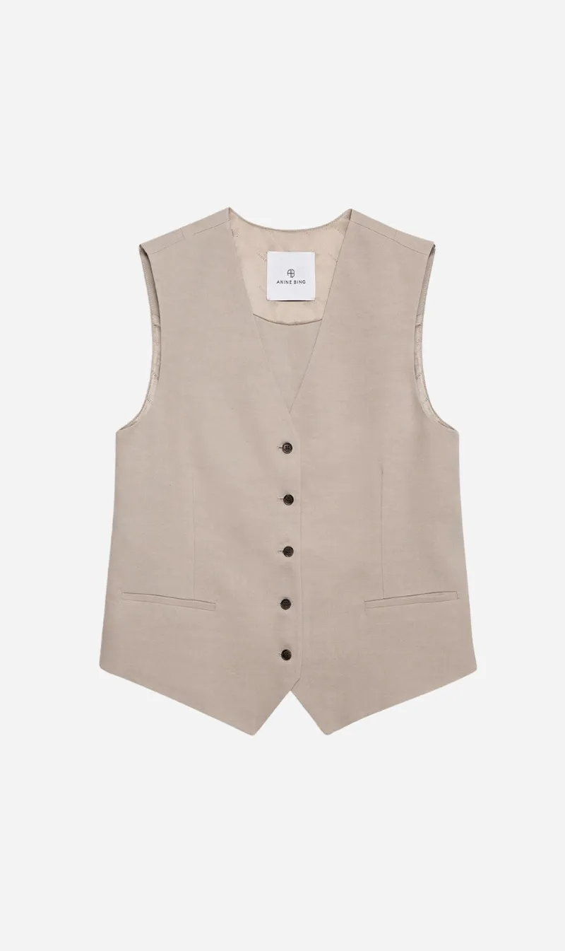  Anine Bing      Lena Vest - Sand 