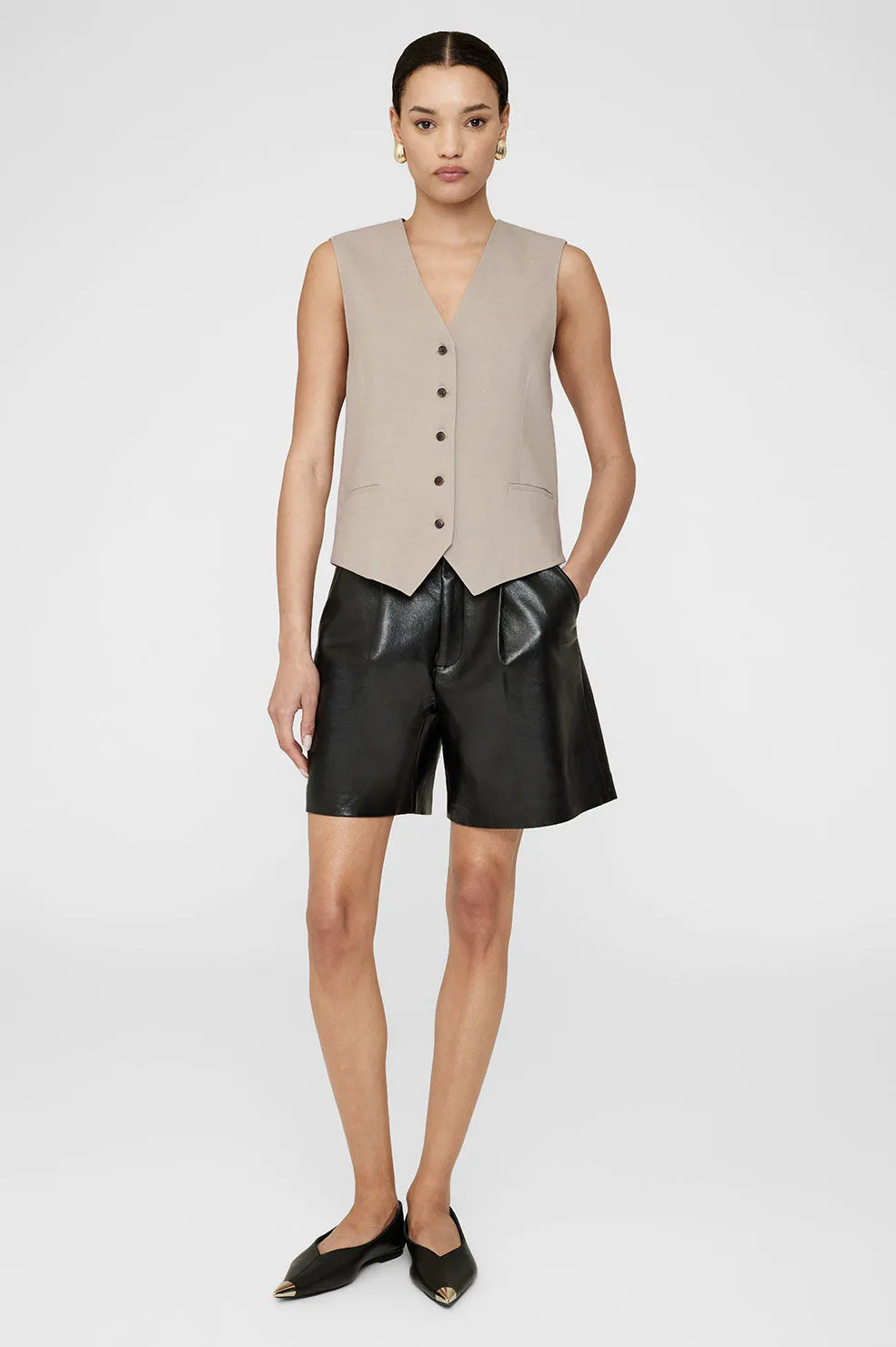  Anine Bing      Lena Vest - Sand 