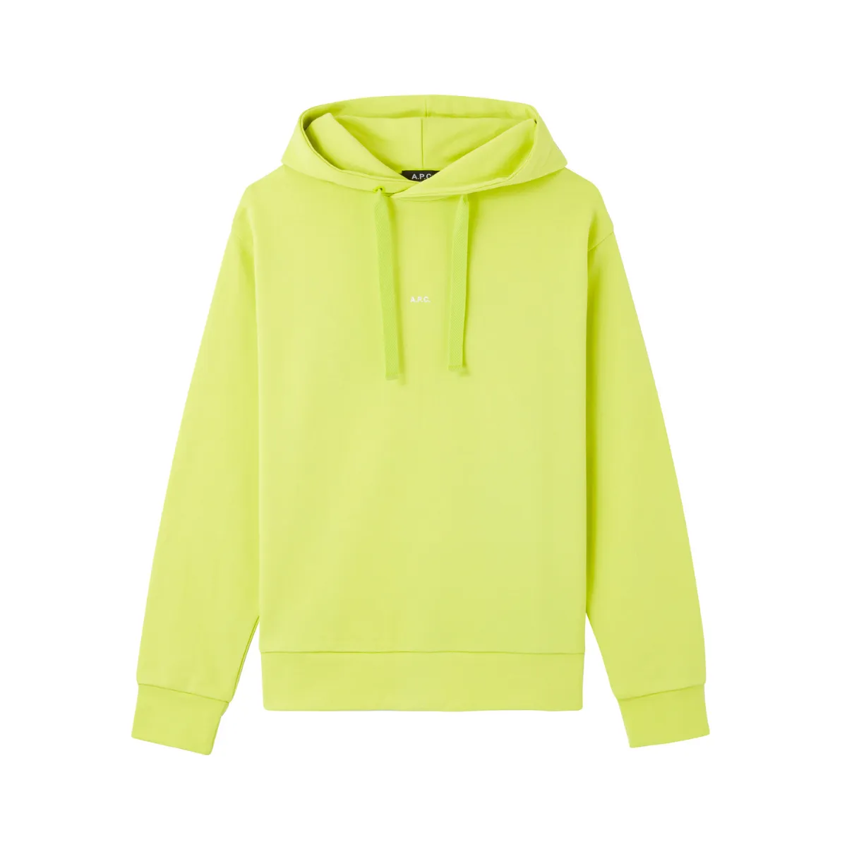 A.P.C.   Hoodie Larry Fluo Vert Fluo (men)