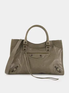 Army Green Le City Medium Bag