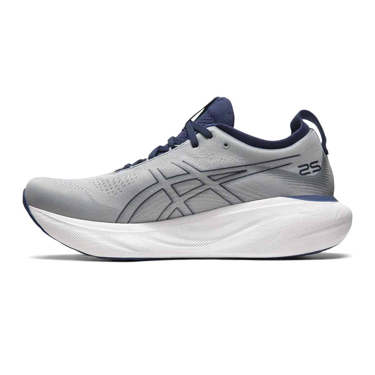 Asics Gel Nimbus 25 - Sheet Rock - Indigo Blue