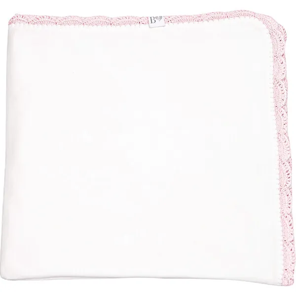 Baby Bloom Organics Pima Baby Blanket, Baby Rose