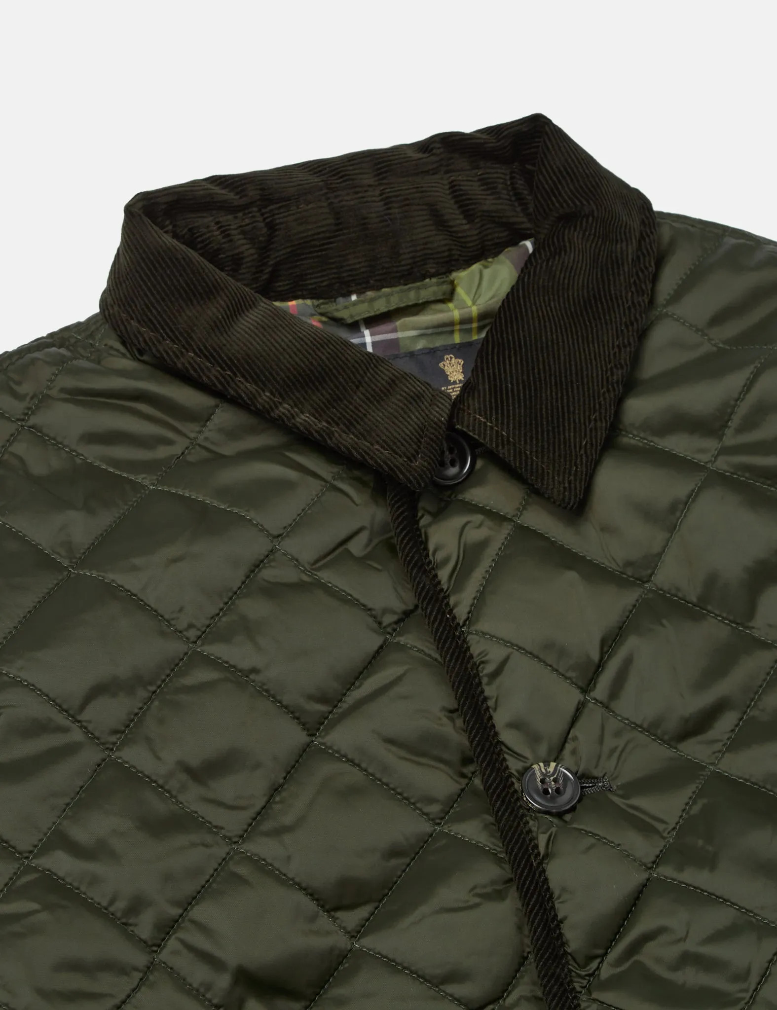 Barbour Hoxton Liddesdale Quilt Jacket - Sage Green