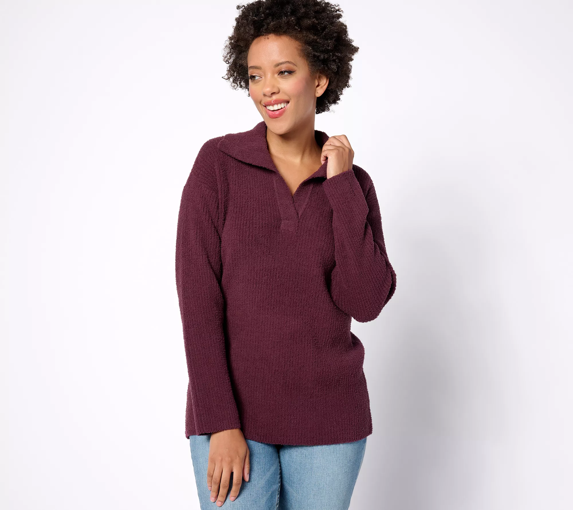 Barefoot Dreams CozyChic Cord Rib Pullover