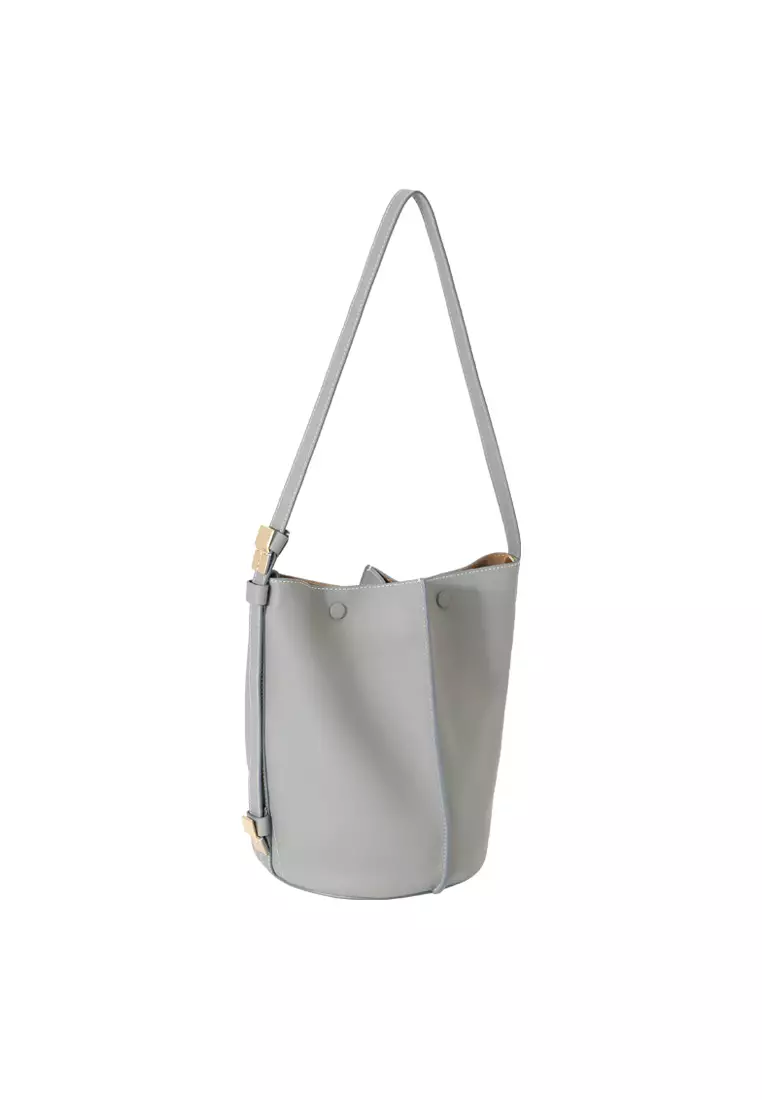 BERACAMY BERACAMY ORUKAMI Flat Hook Convertible Bucket Tote - Grey