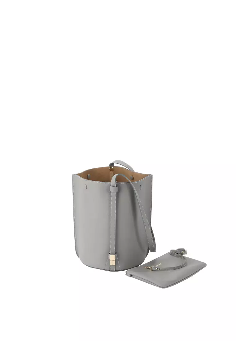 BERACAMY BERACAMY ORUKAMI Flat Hook Convertible Bucket Tote - Grey