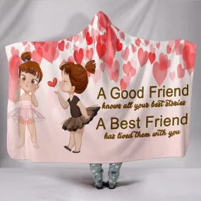 Best Friends Hooded Blanket