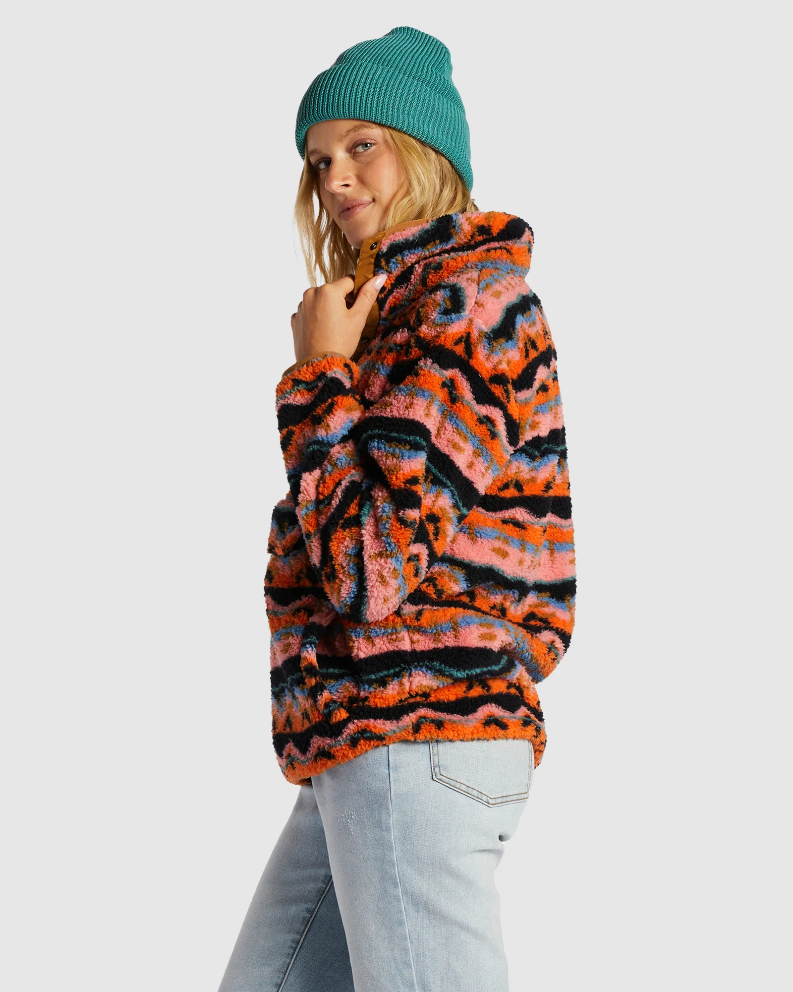 Billabong Switchback Pullover Fleece - Papaya | SurfStitch