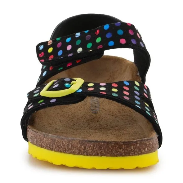 Birkenstock Colorado Rivet Logo Digital Dots Black Jr Sandals 1023611 multicolored