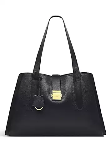 Black Sloane Street Large Ziptop Shoulder Bag by Radley London | Look Again