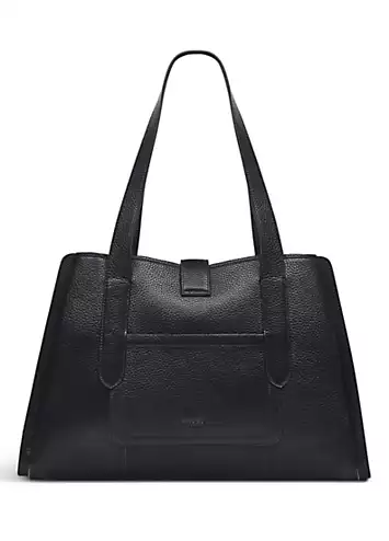 Black Sloane Street Large Ziptop Shoulder Bag by Radley London | Look Again