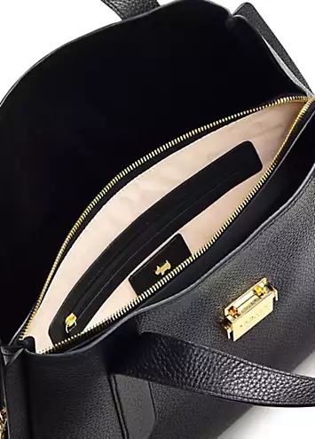 Black Sloane Street Large Ziptop Shoulder Bag by Radley London | Look Again