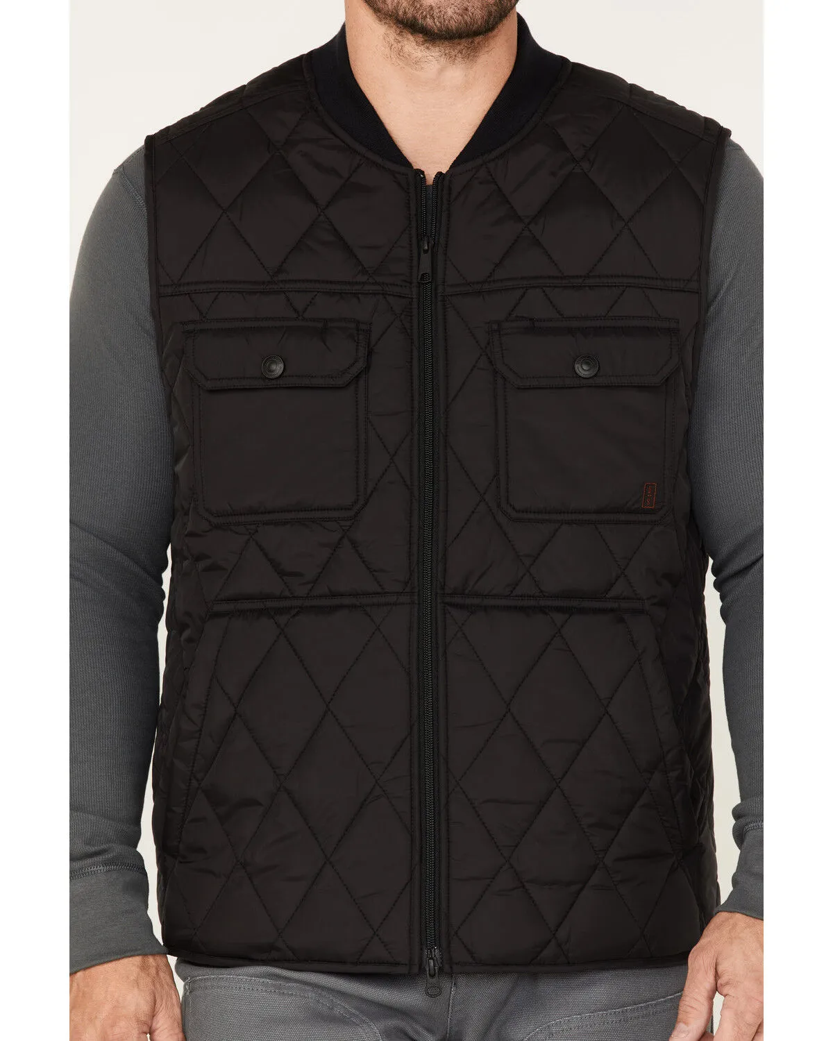 Brothers and Sons Men's Quilted Varsity Vest