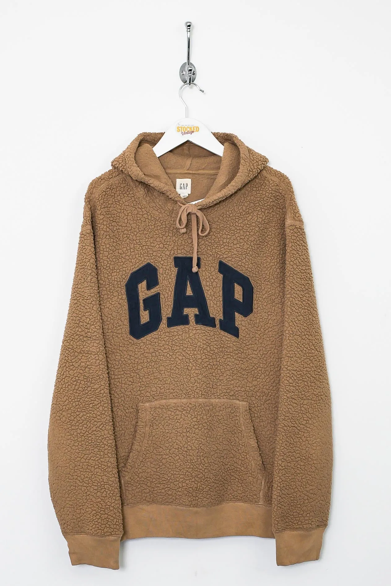 Brown GAP Sherpa Fleece Hoodie (L)