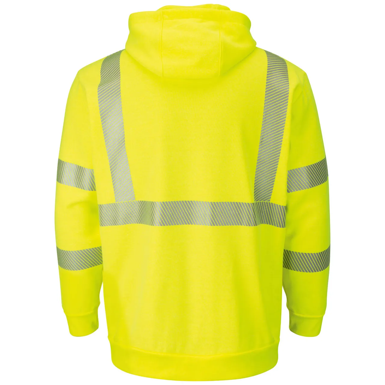 Bulwark FR Class 3 Hi Vis Yellow Pullover Hooded Sweatshirt SMH4