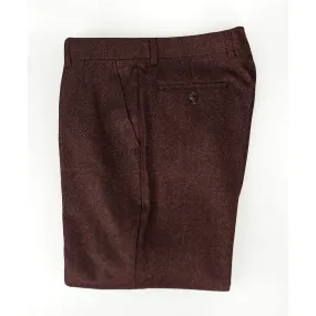 Burgundy Tweed Trousers