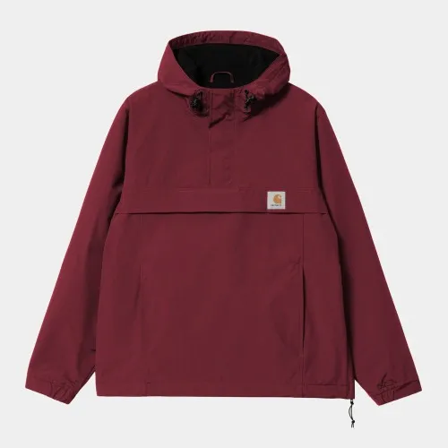 Carhartt WIP Nimbus Pullover Jacket Corvina Red ,100% Nylon Supplex?, 5.3 oz