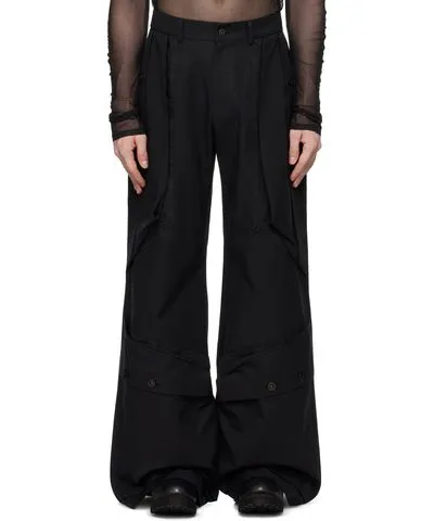 CARNET-ARCHIVE Black Wide Mass Trousers