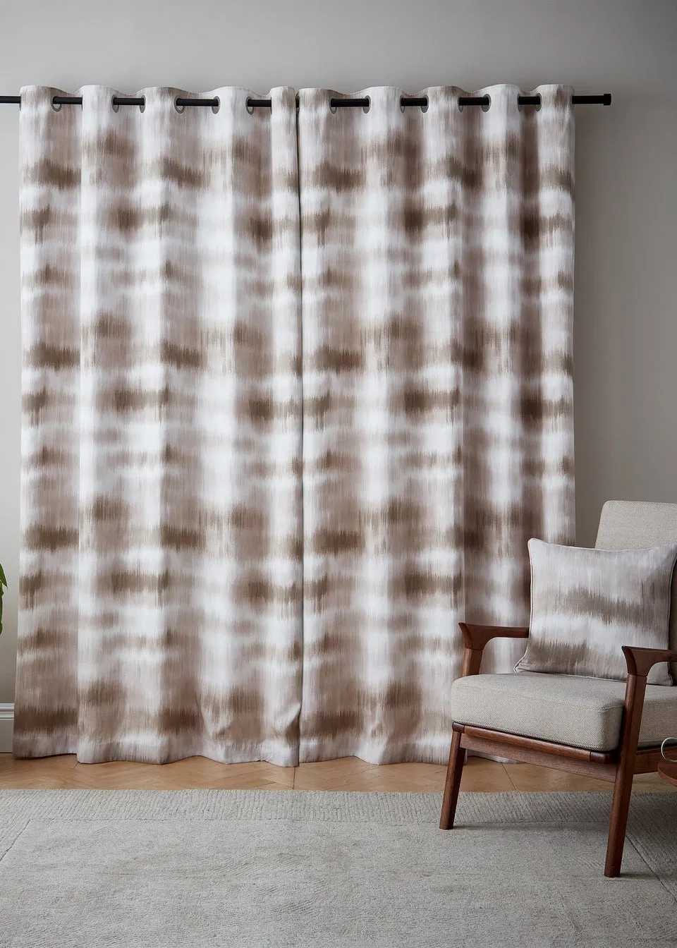 Catherine Lansfield Ombre Texture Thermal Eyelet Curtains