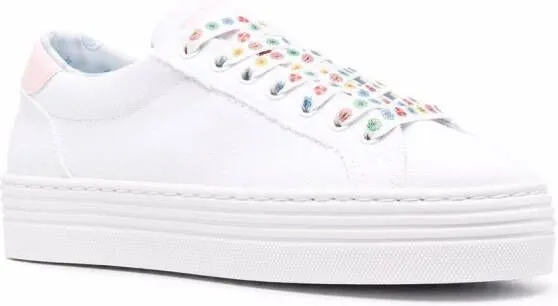 Chiara Ferragni Eyestar motif platform sneakers White