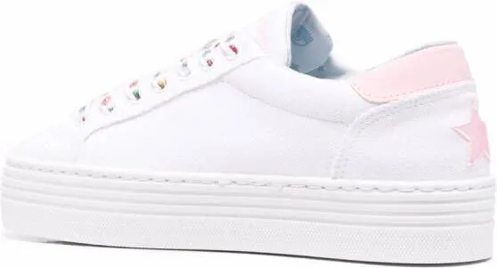 Chiara Ferragni Eyestar motif platform sneakers White