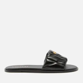 Coach Women's Holly Quilted Leather Sandals - UK 5 | Coggles