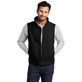 CornerStone CSV60 Duck Bonded Soft Shell Vest - Black