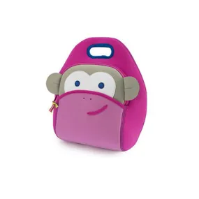 Dabba Walla Lunch Bag Pink Monkey