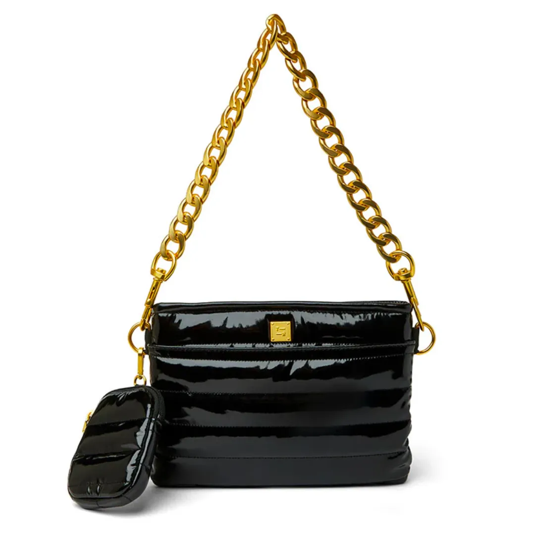 DOWNTOWN CROSSBODY BLACK PATENT