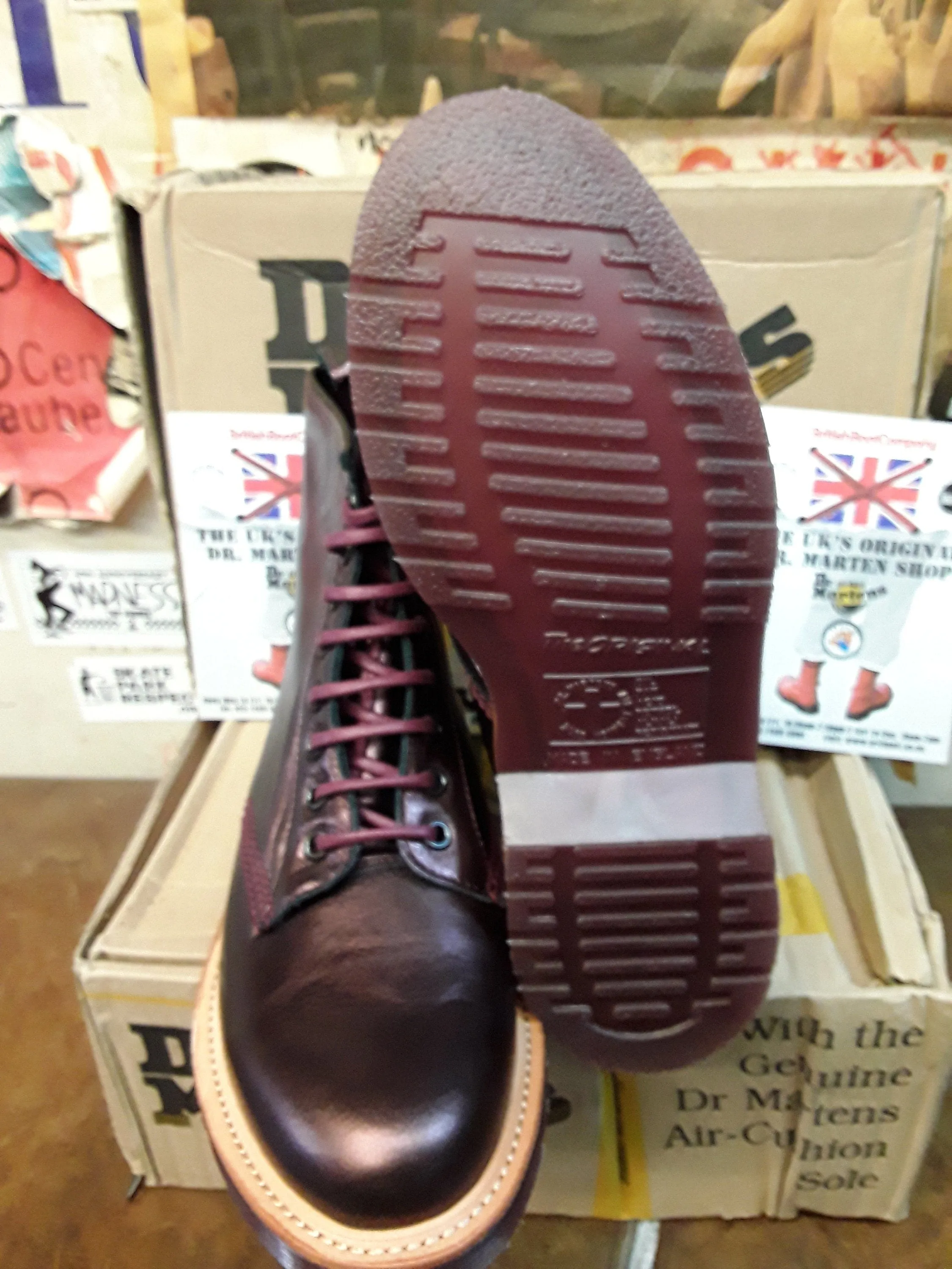 Dr Martens 1460 Cherry Analine Made in England Size 6