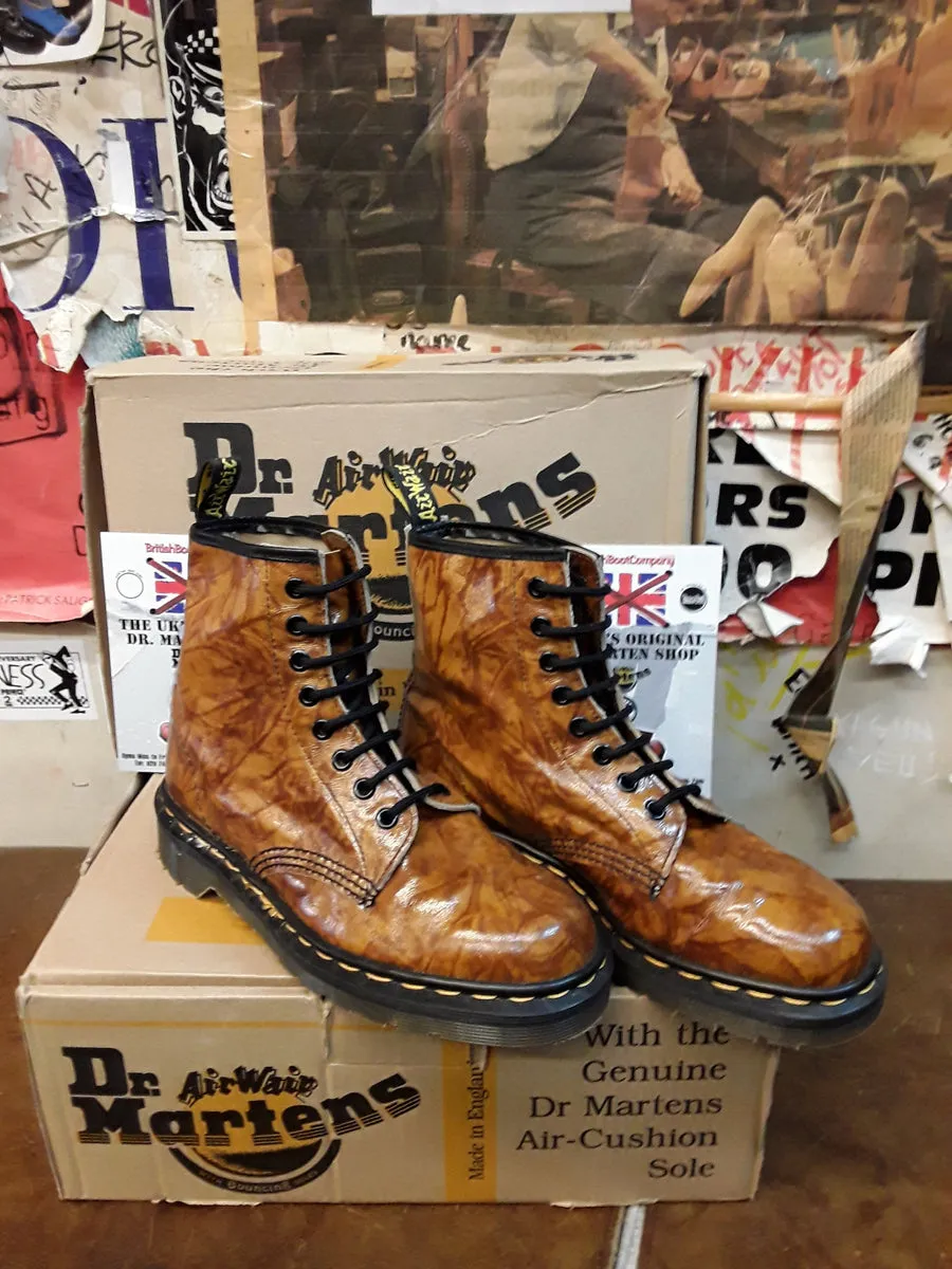 Dr Martens 1460 Mocca High Shine Made in England Size 5