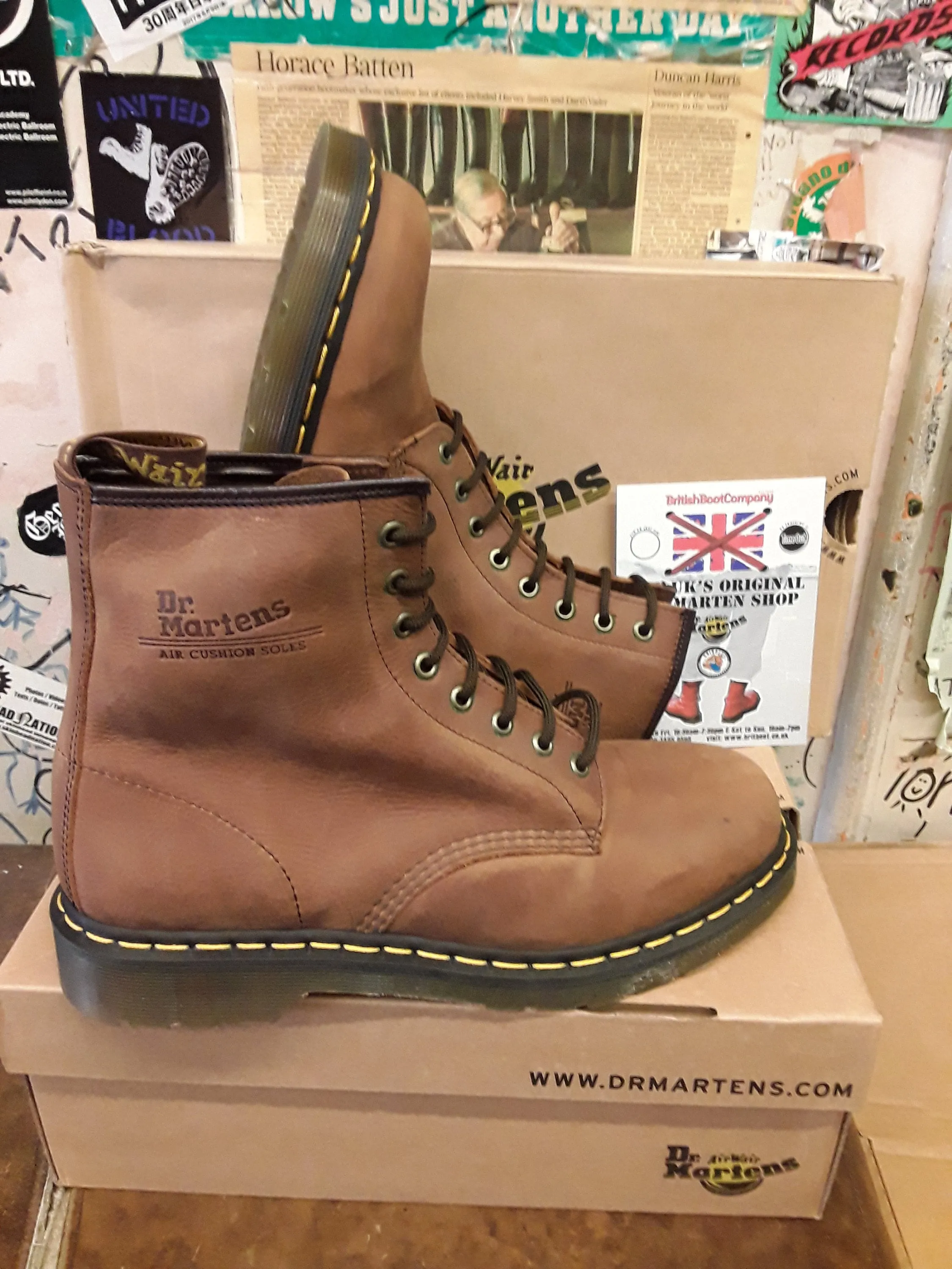 Dr Martens 1460 Peanut Harvey Size 10