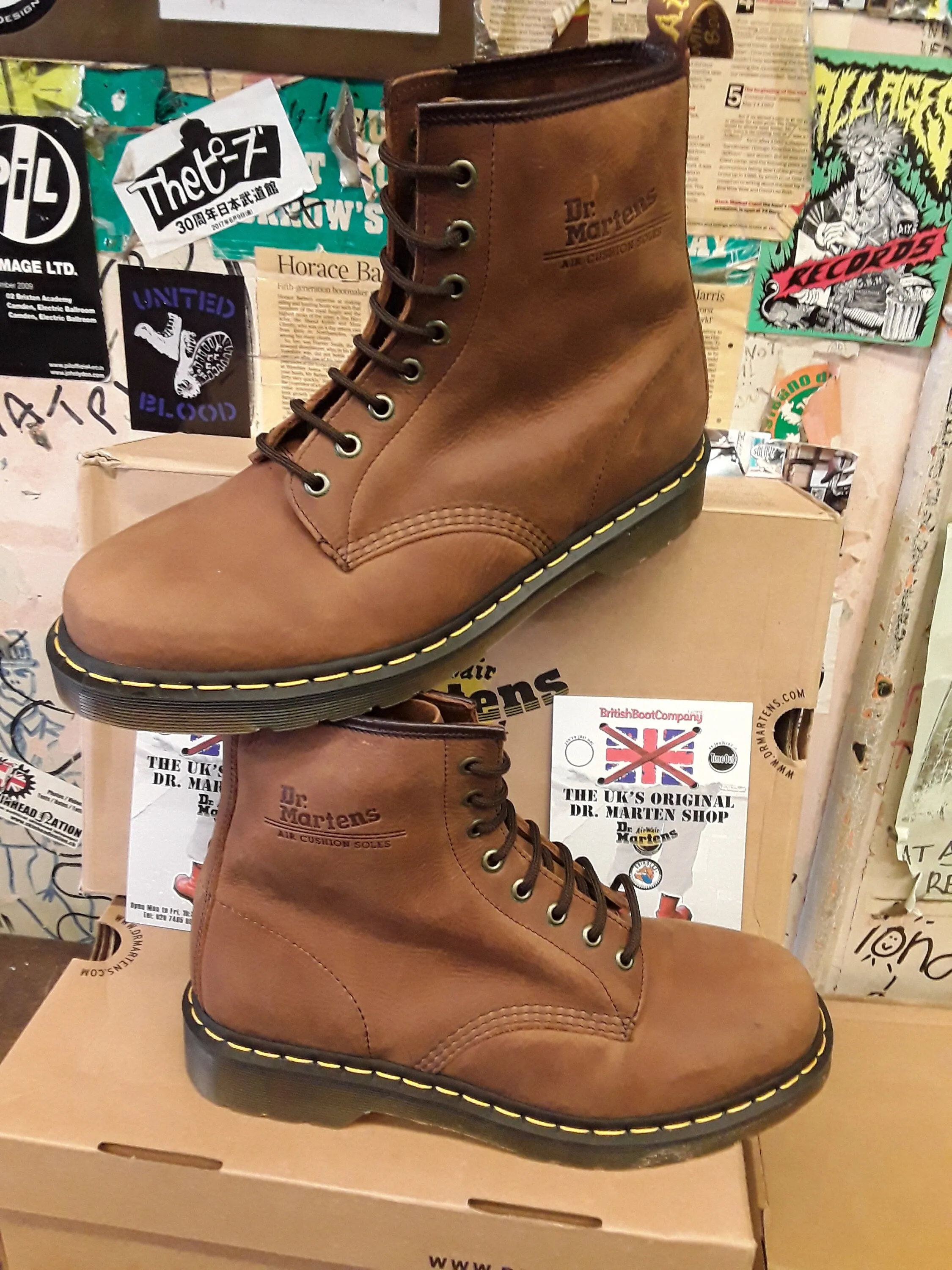 Dr Martens 1460 Peanut Harvey Size 10