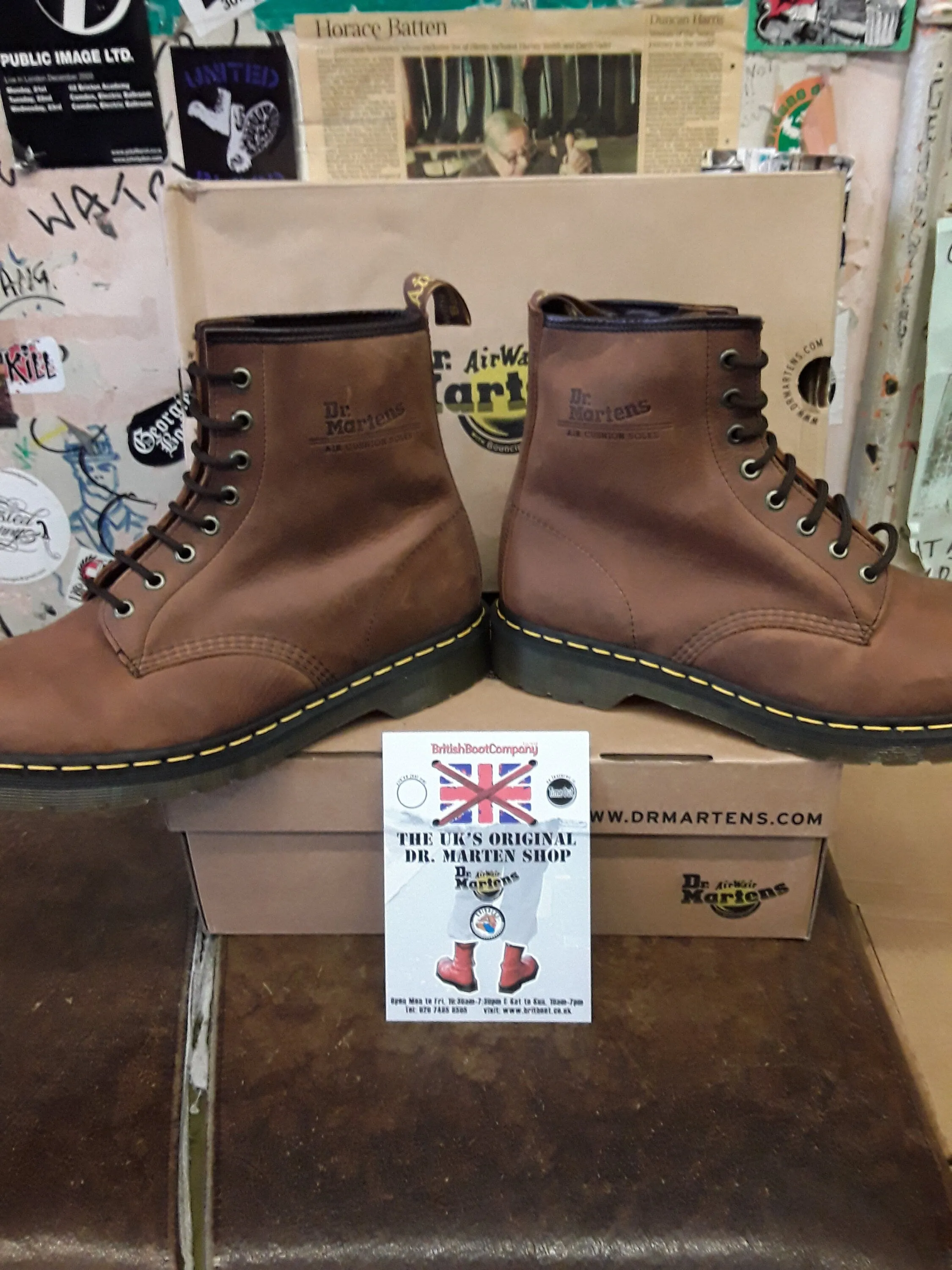 Dr Martens 1460 Peanut Harvey Size 10