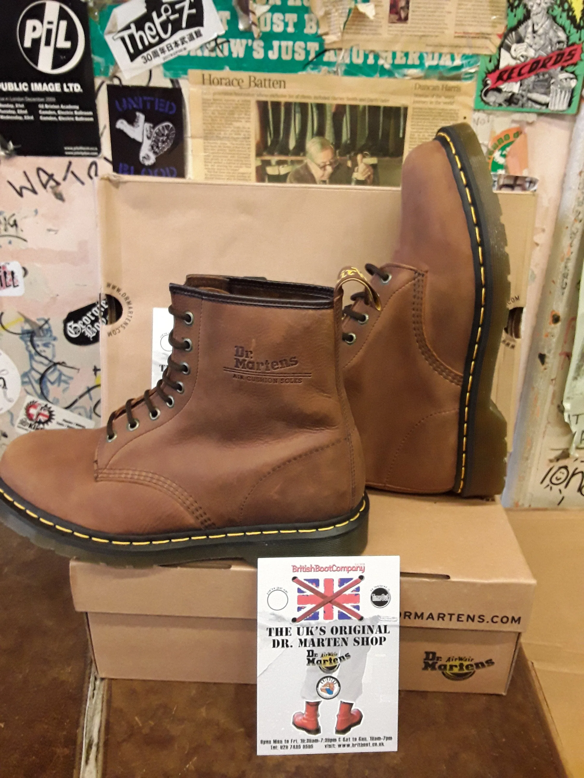 Dr Martens 1460 Peanut Harvey Size 10