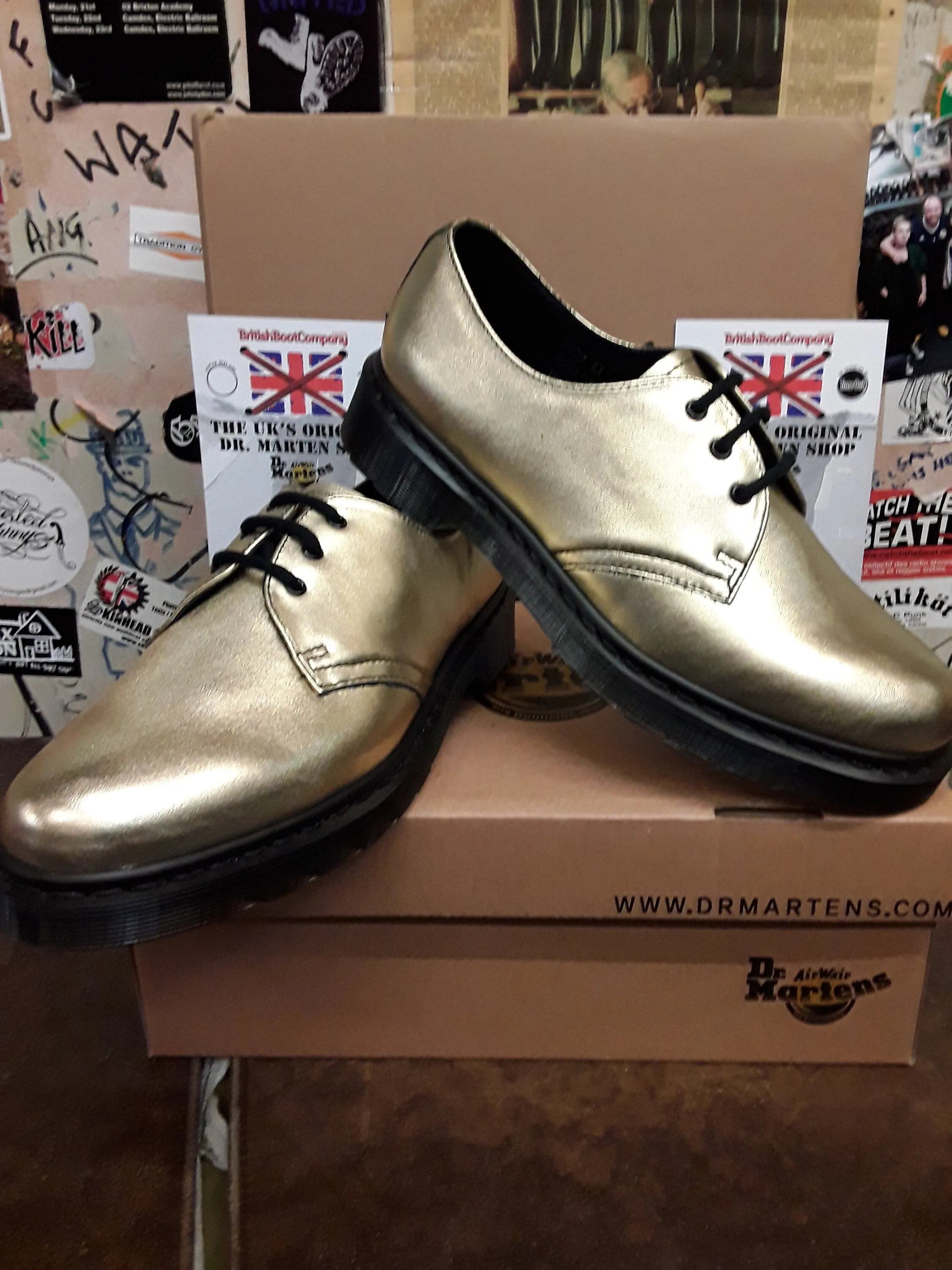 Dr Martens 1461 Gold Nappa Sizes 6 and 7