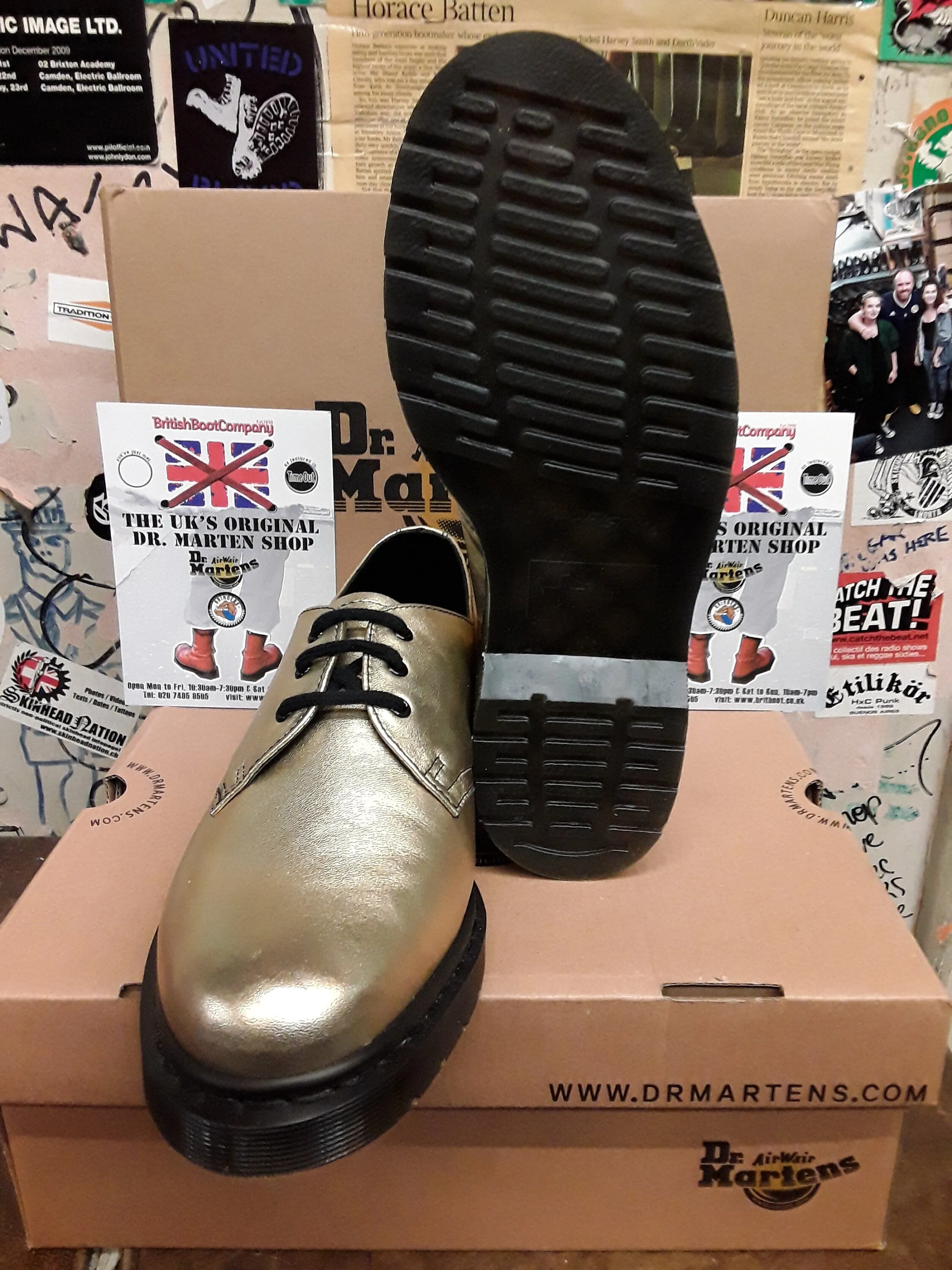 Dr Martens 1461 Gold Nappa Sizes 6 and 7